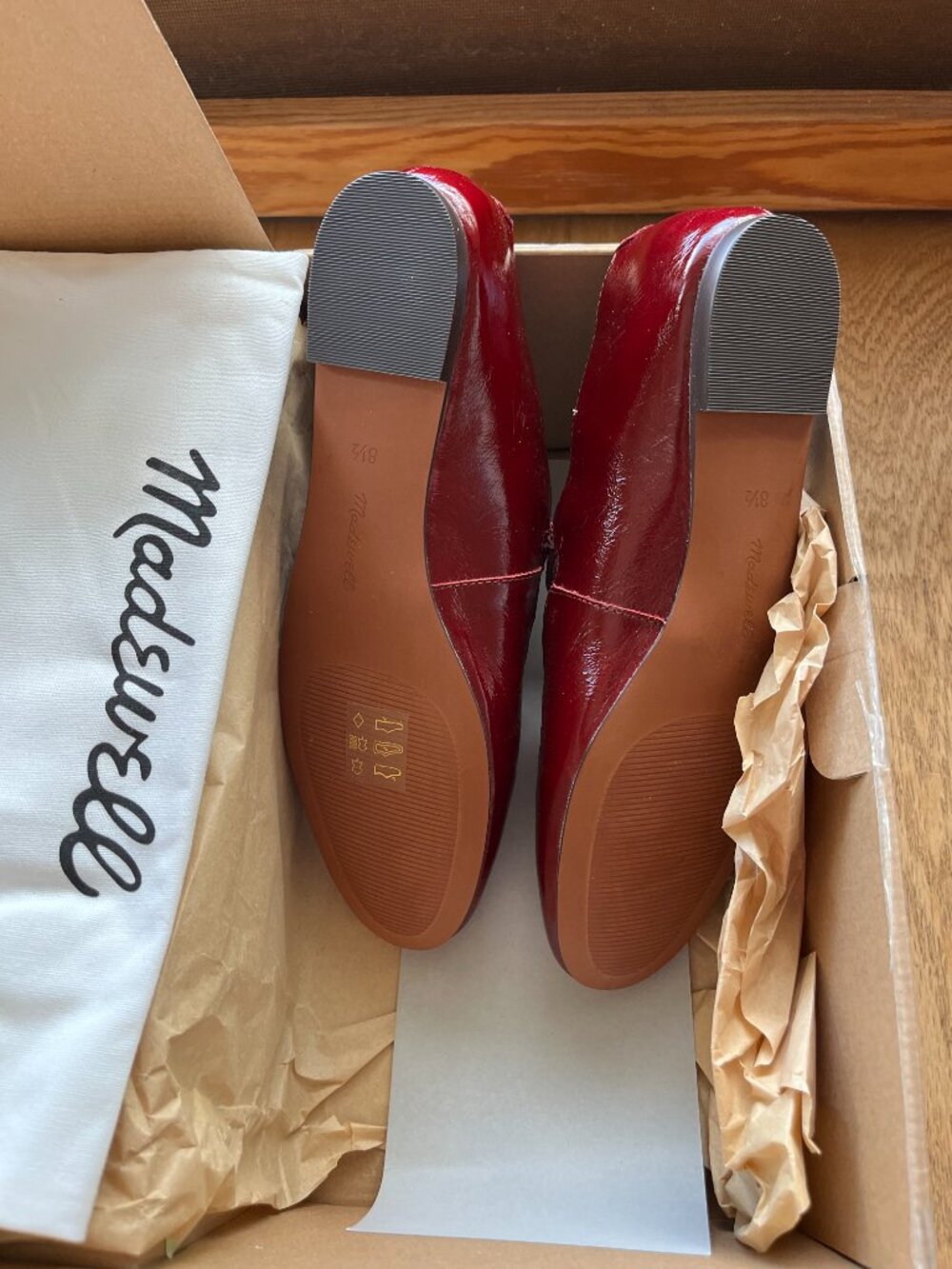 Madewell The Remy Crisscross Mary Jane Flat Size 8.5 NIB - Picture 6 of 6